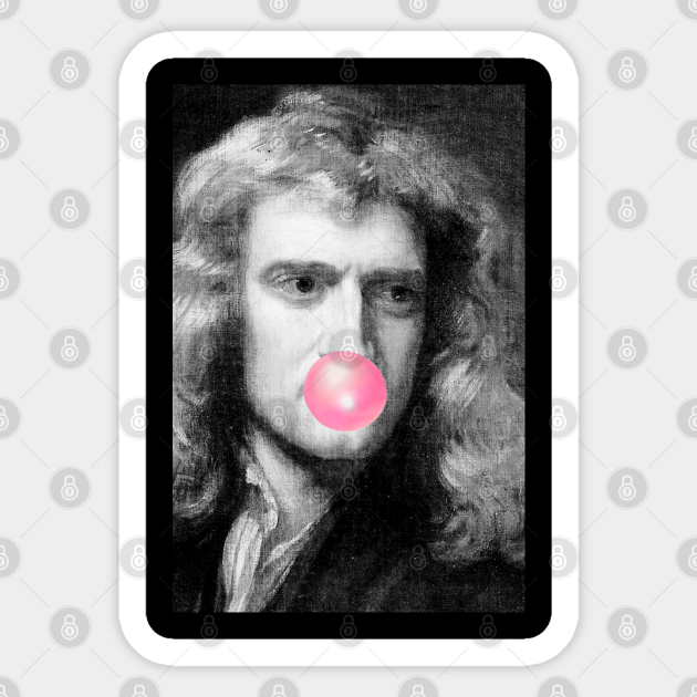 Isaac Newton Isaac Newton Sticker Teepublic 9342